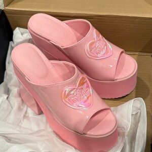 Dolls Kill Bratz Doll Pink Platform Heels